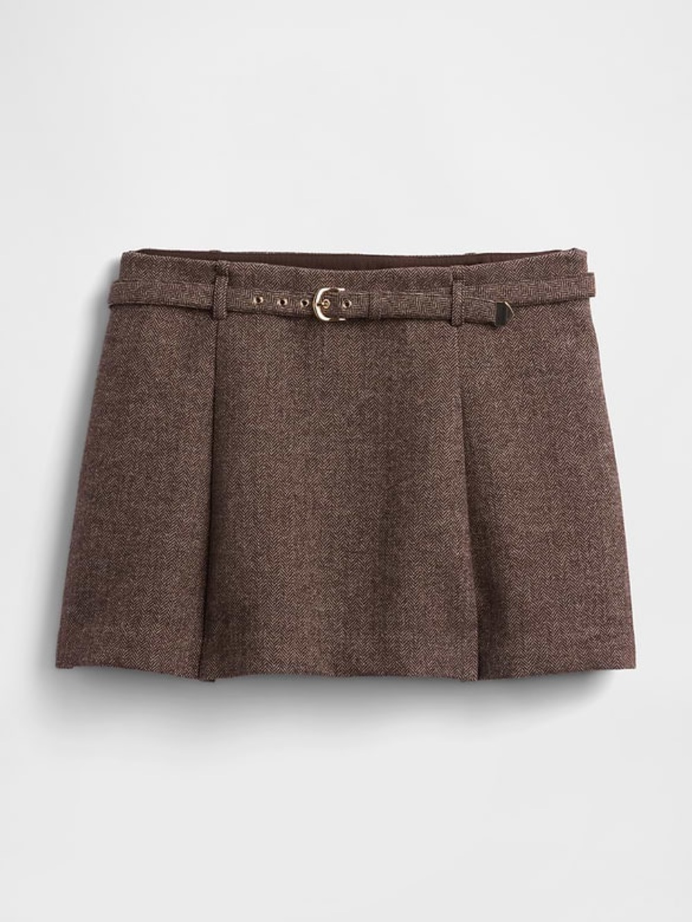 Gap NWT Wool-Blend Pleated Mini Skort MSRP 89